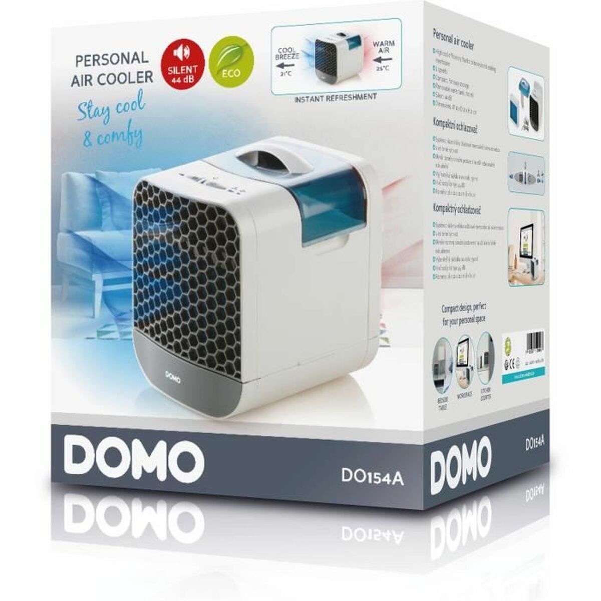 Ventilador de Sobremesa DOMO DO154A Blanco 6 W 5 S71003233_4