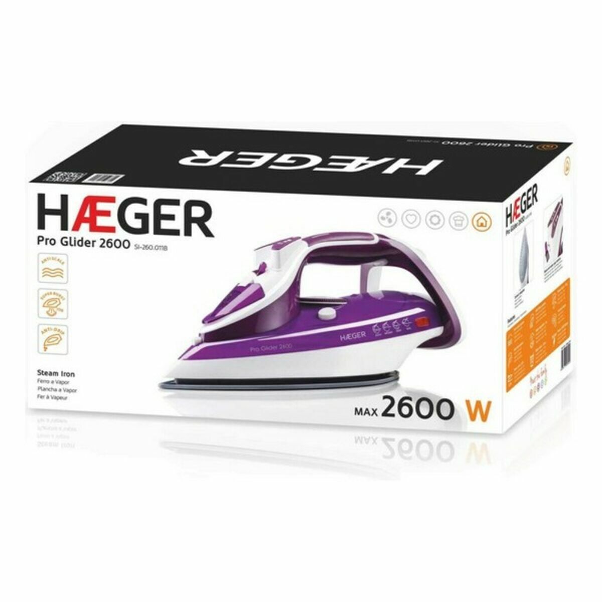 Plancha de Vapor Haeger Pro Glider 2600W 2 S7781569_1