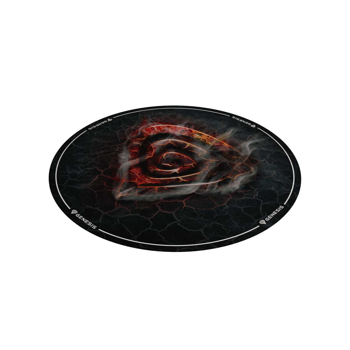 Alfombra Gaming Genesis Tellur 400 - Lava Ø 100 cm Tela Redonda 2 S5624605_1