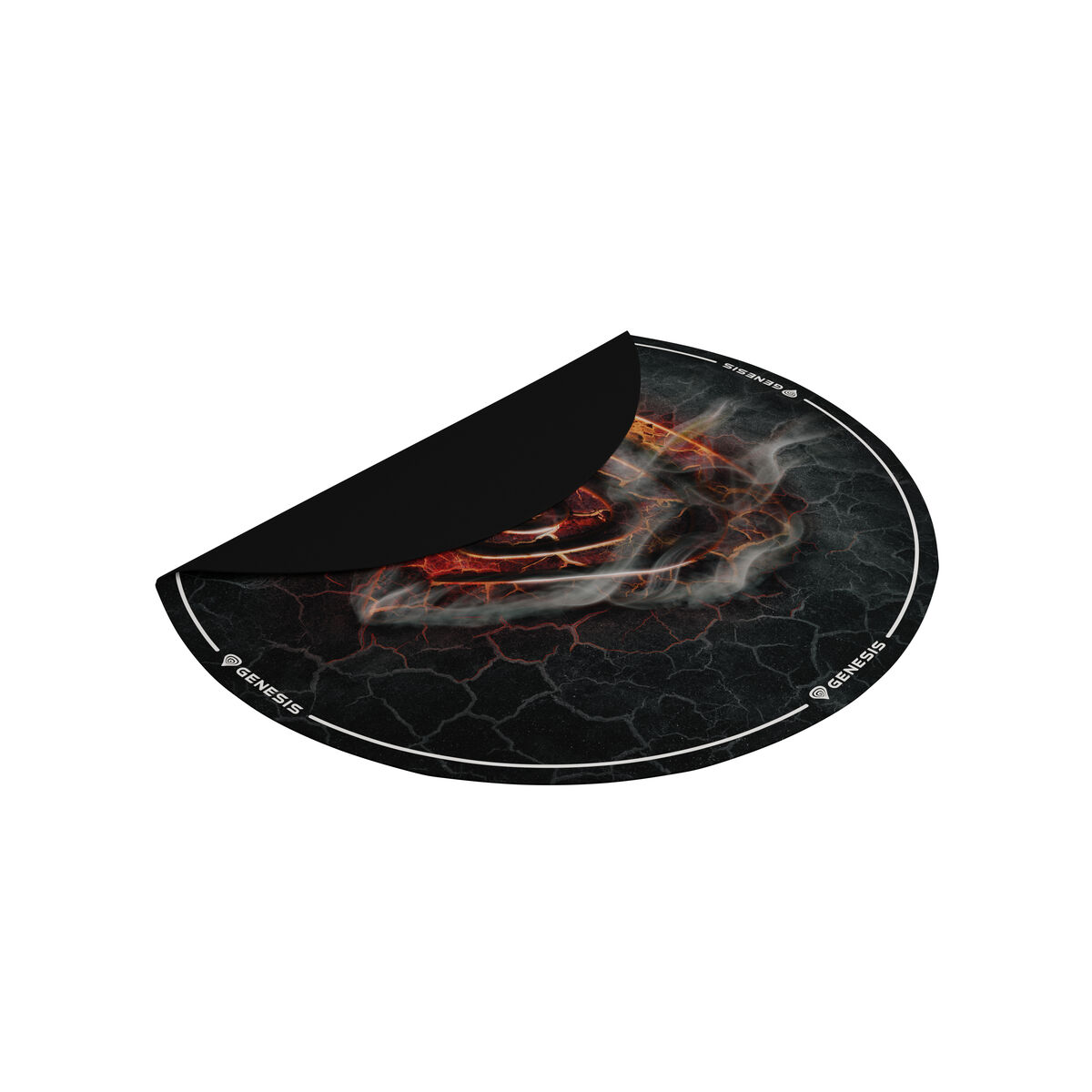 Alfombra Gaming Genesis Tellur 400 - Lava Ø 100 cm Tela Redonda 3 S5624605_2