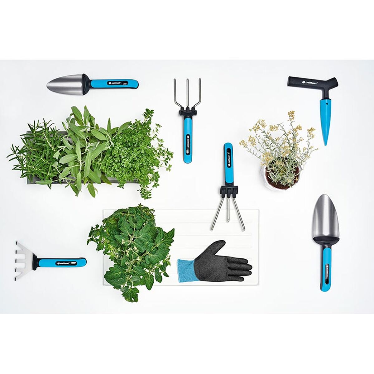Kit de herramientas de jardinería Cellfast Energo Acero Inoxidable 6 Piezas 3 S7923503_2