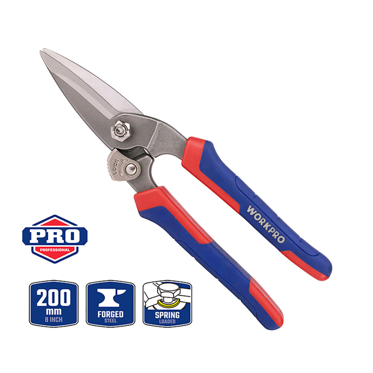 Tijeras Workpro Acero forjado 20 cm 6 S7925734_5