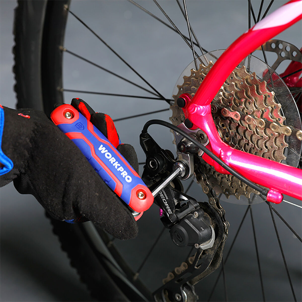 Juego de Llaves Allen Workpro Plegable 8 Piezas 7 S7923344_6