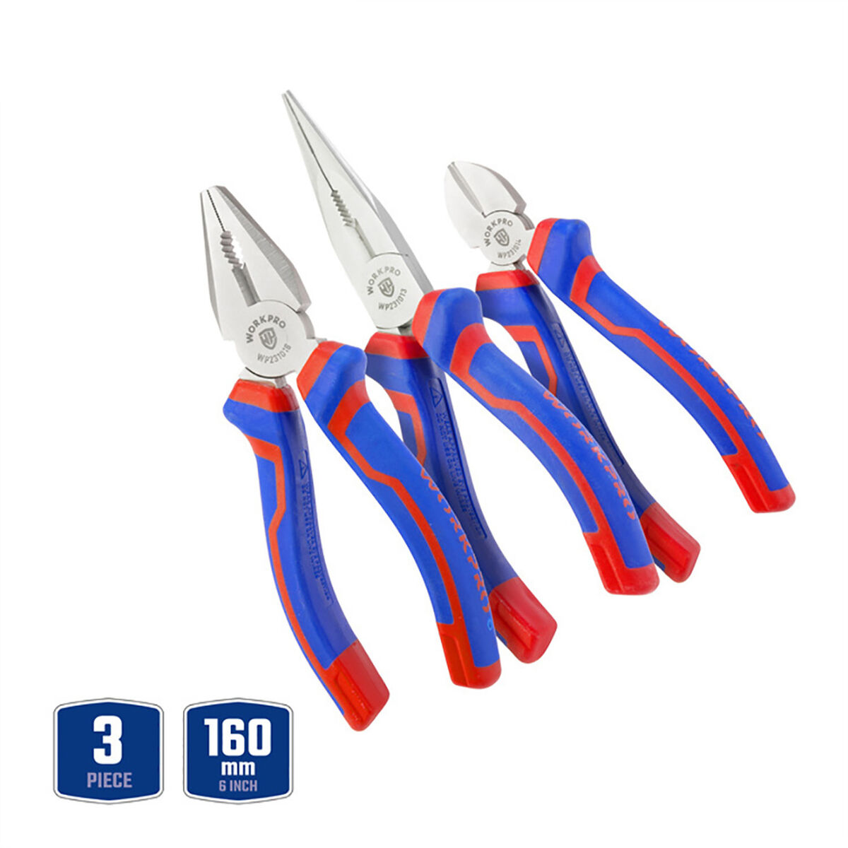 Set de alicates Workpro 3 Piezas 2 S7923329_1