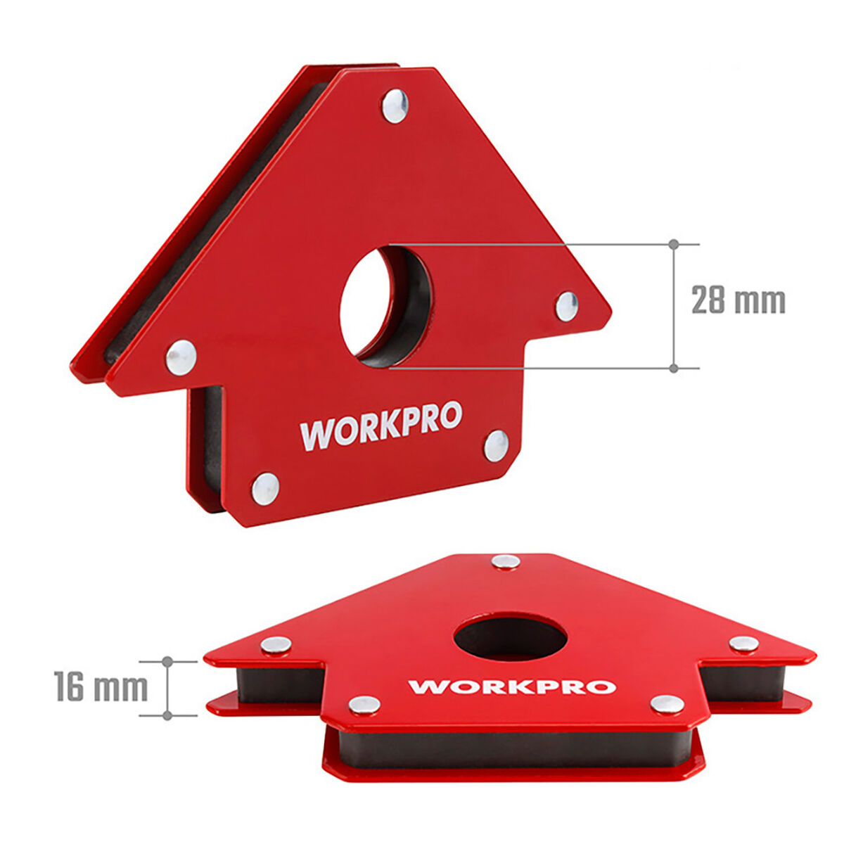 Escuadra magnética de soldadura Workpro 4" 10 cm 5 S7925689_4
