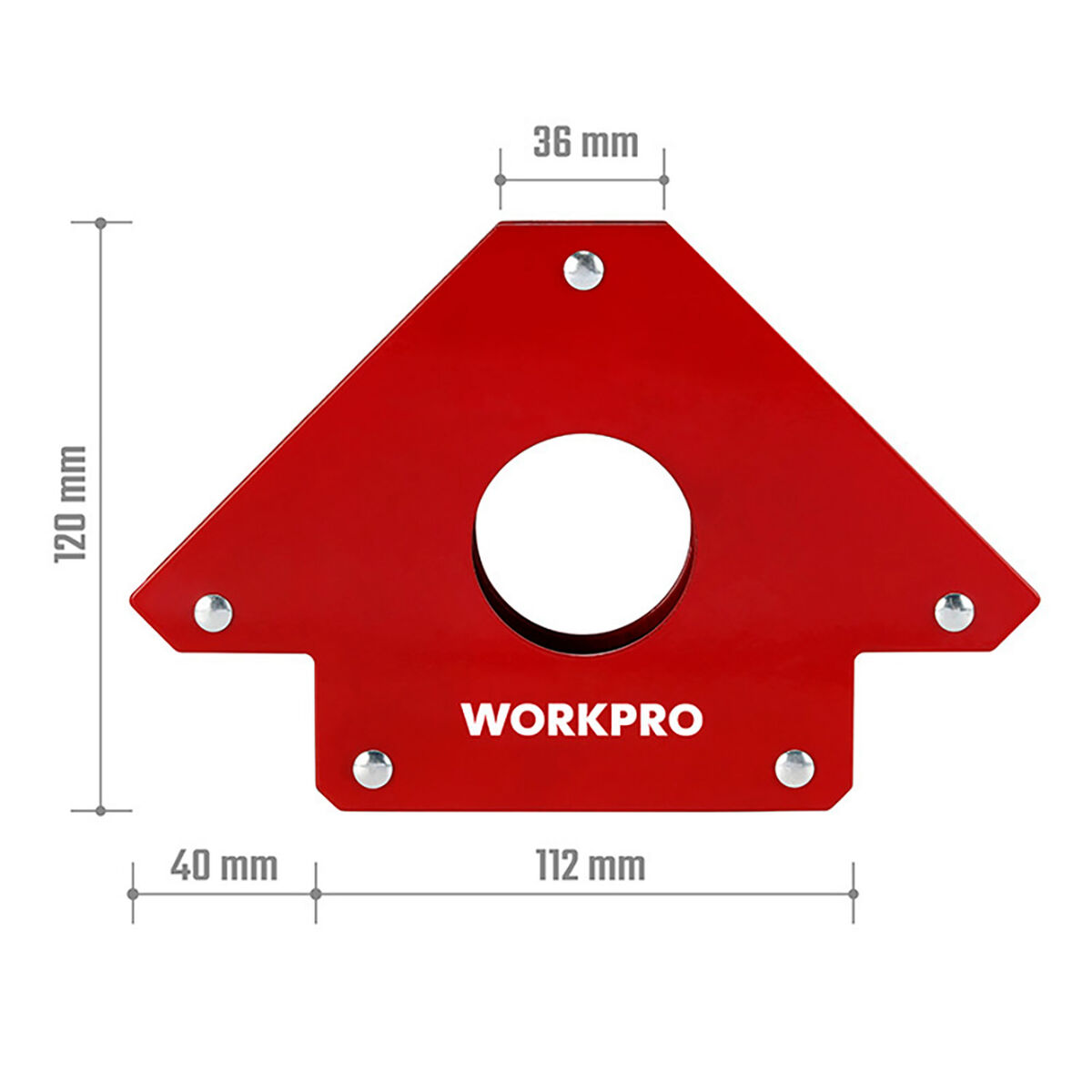 Escuadra magnética de soldadura Workpro 5" 12,5 cm 3 S7925690_2