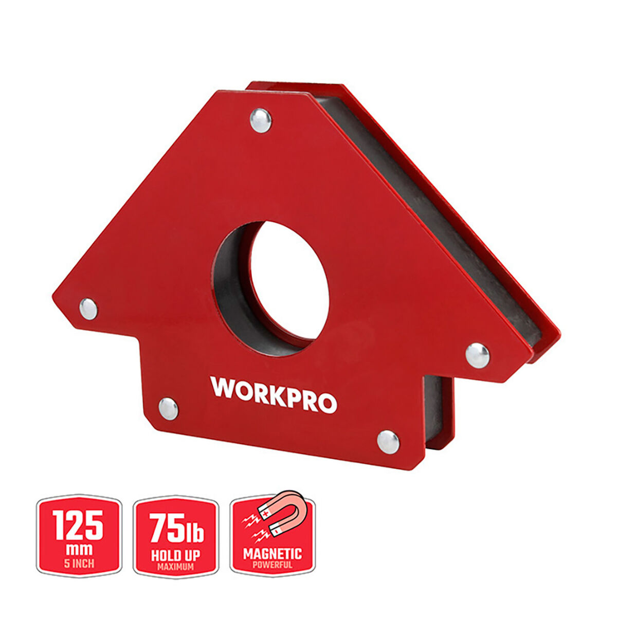 Escuadra magnética de soldadura Workpro 5" 12,5 cm 6 S7925690_5