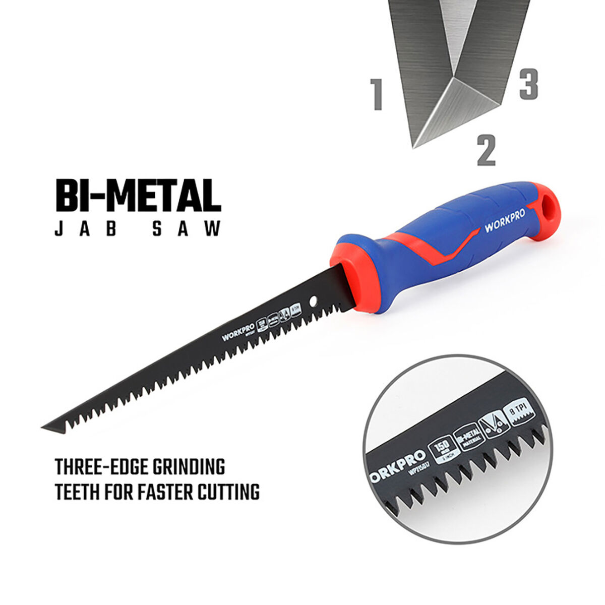 Sierra Workpro 15 cm Mampostería/Obra 2 S7925739_1