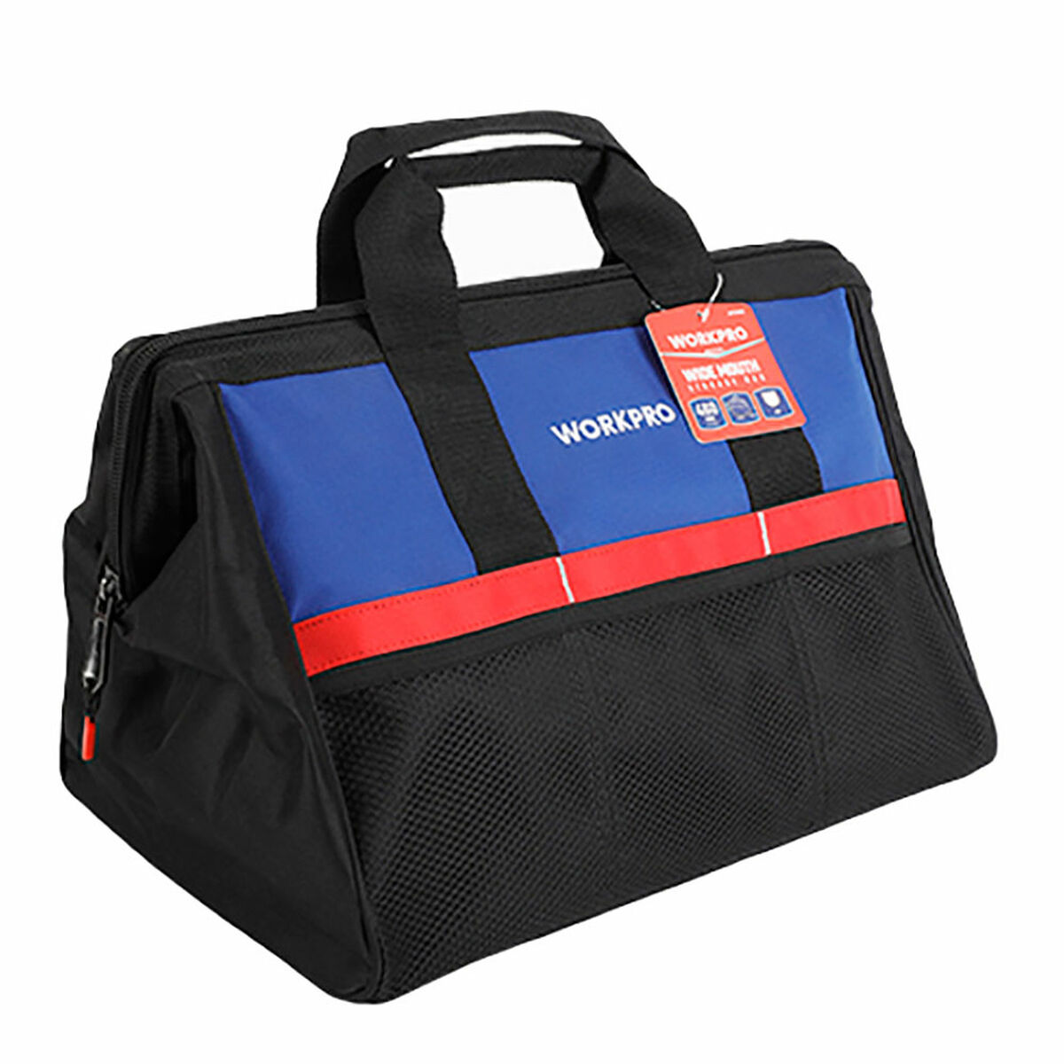 Bolsa de herramientas Workpro 32 x 21 x 23 cm Cremallera 1 S7923355_0