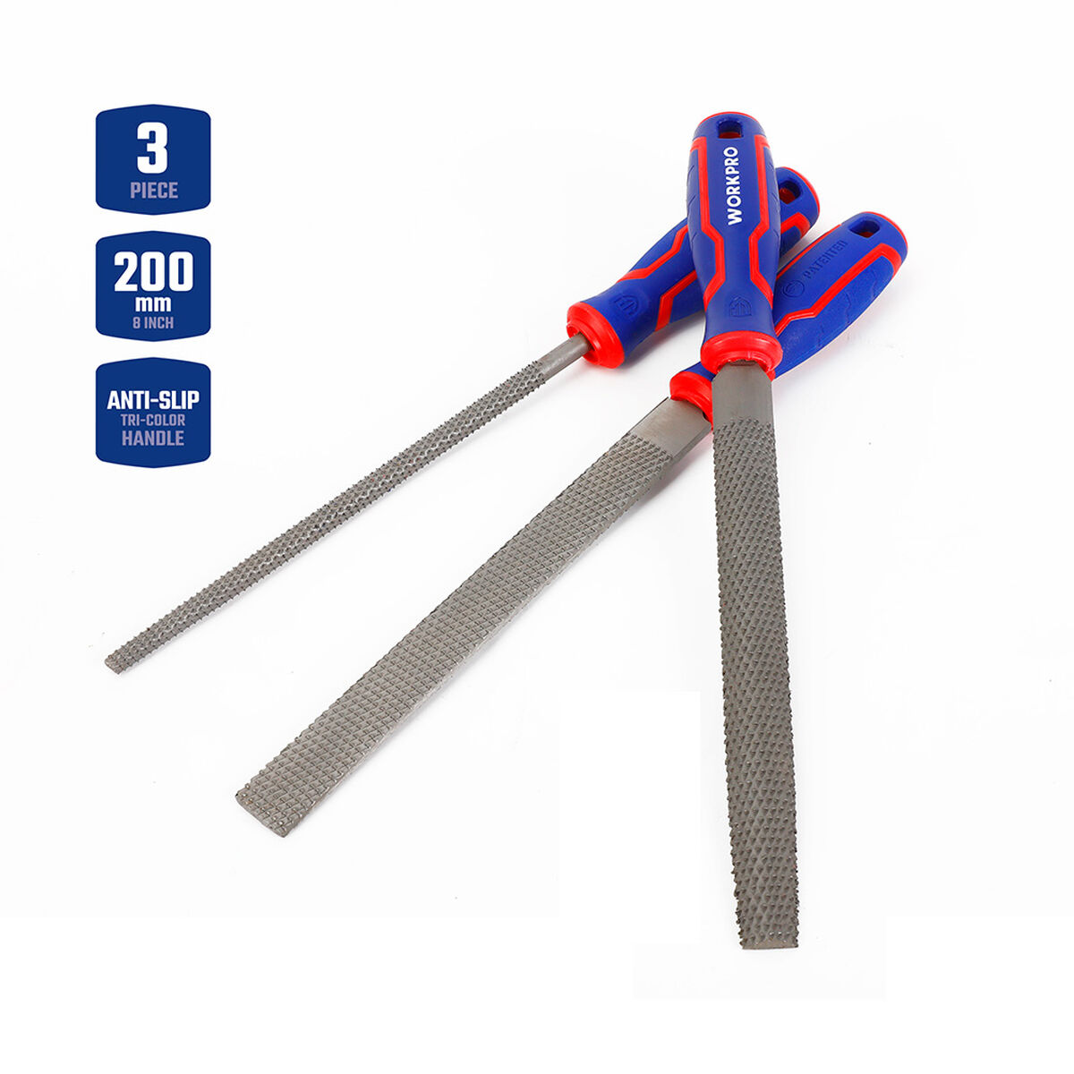 Juego de escofinas Workpro 20 cm 3 Piezas 2 S7923353_1