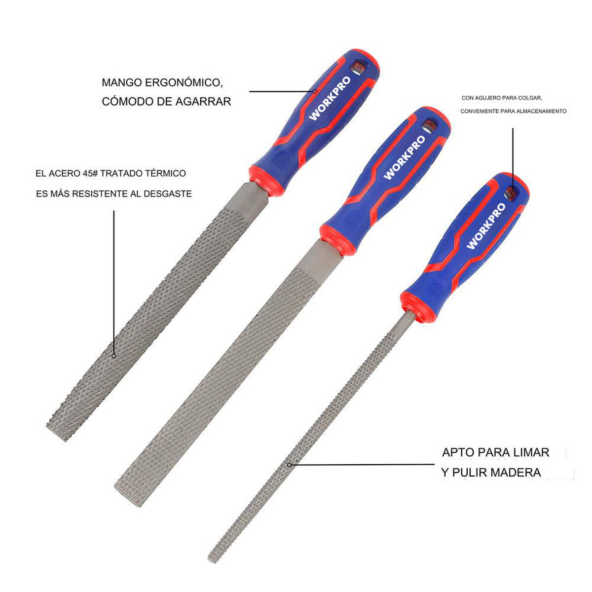 Juego de escofinas Workpro 20 cm 3 Piezas 10 S7923353_9