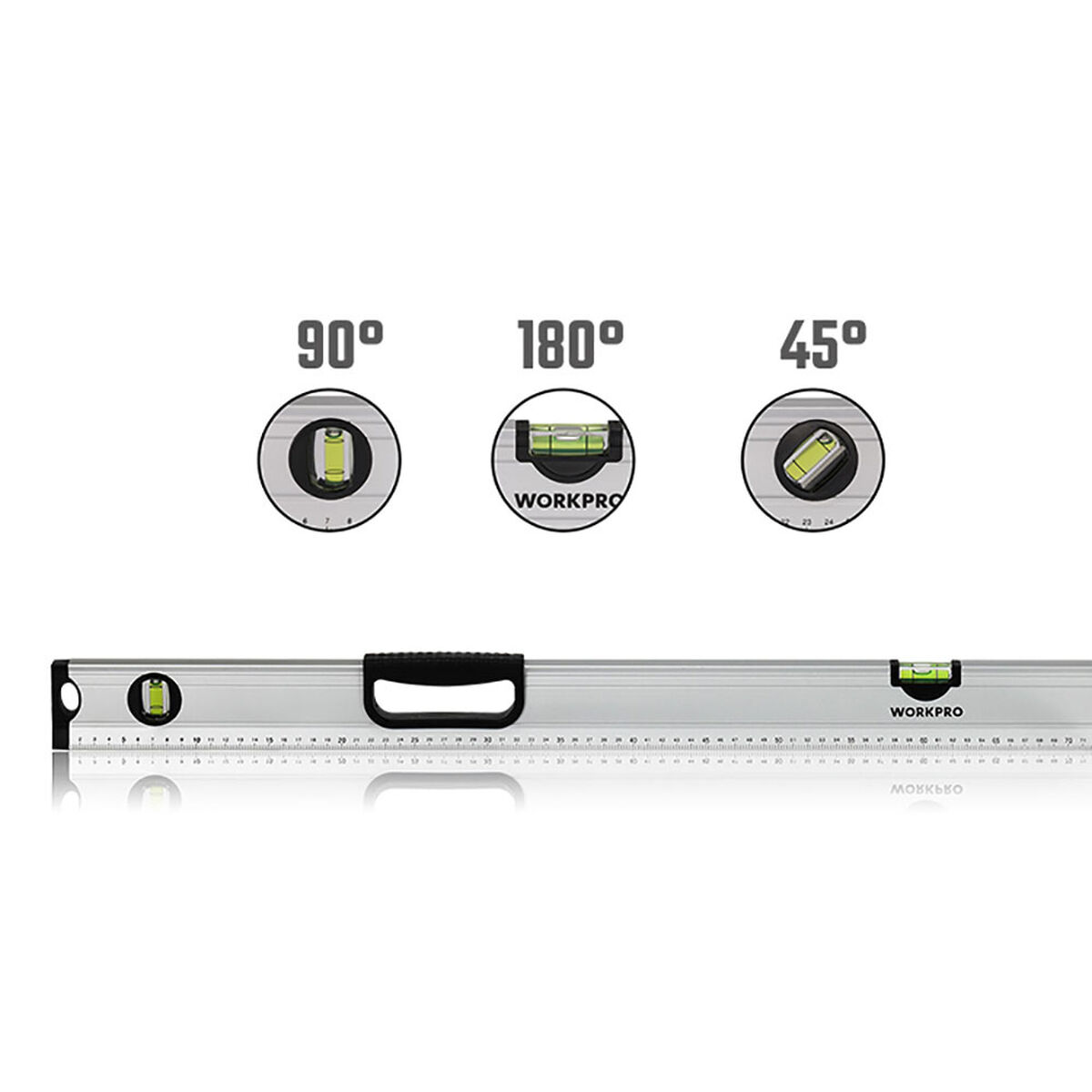Nivel de Burbuja Workpro Aluminio 60 cm 3 S7923318_2