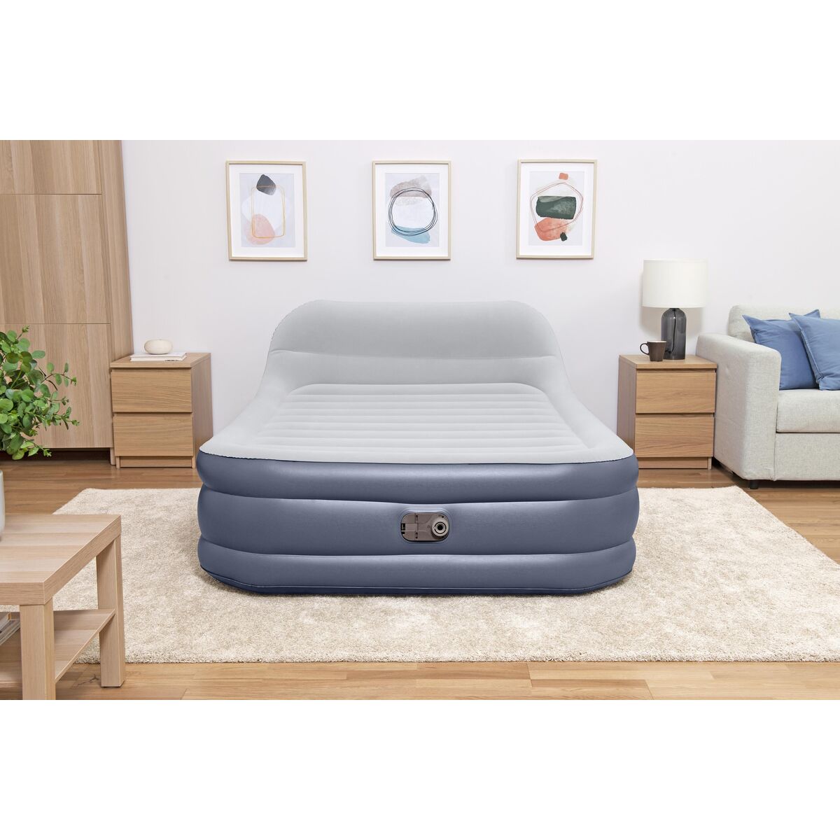 Bestway Cama Doble con Motor con Cabecero 226x152x84 cm Hinchable y Camping 67923 3 D1400911_2