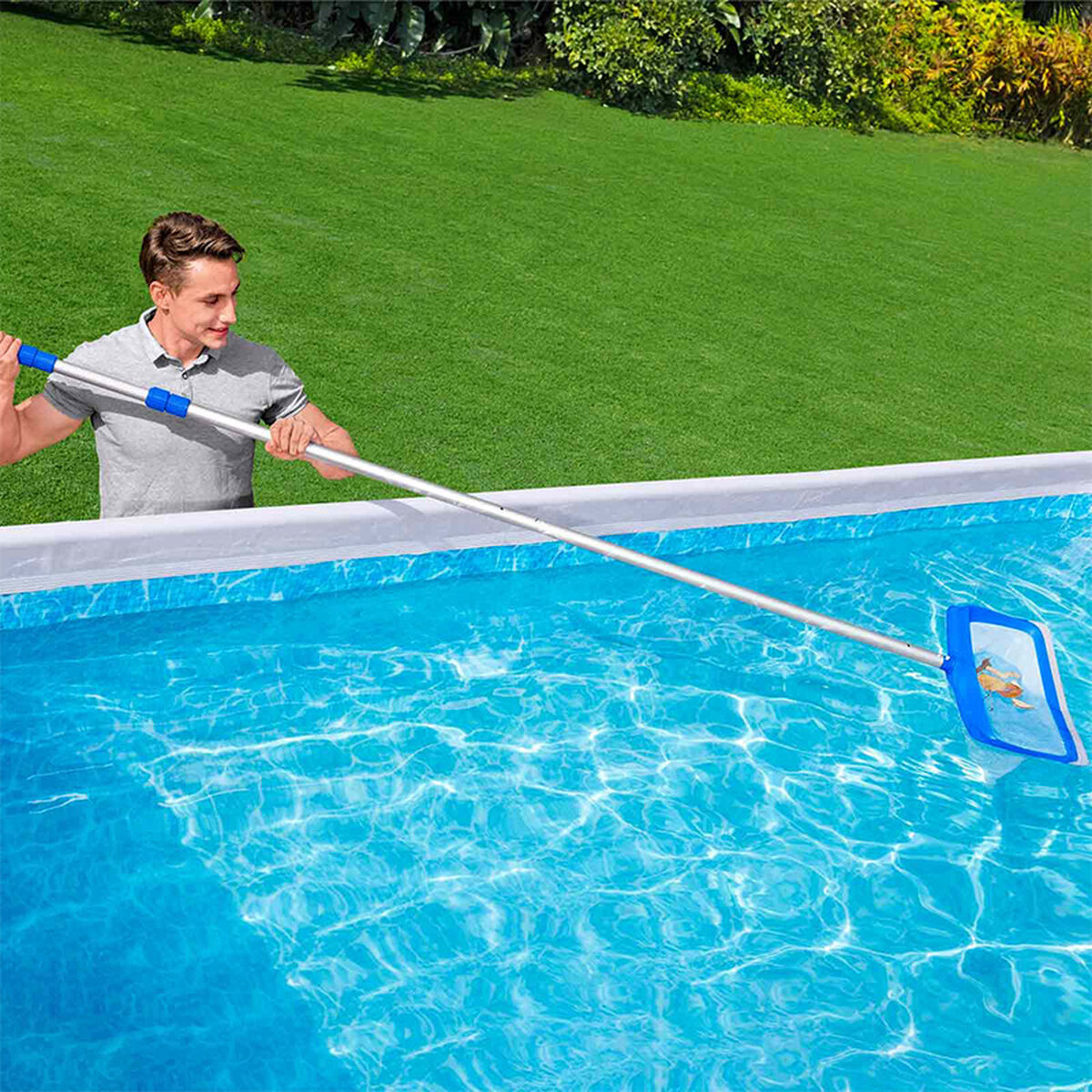 Bestway Palo Aluminio Piscina Telescopio 457 cm Retractilado Jardin 58702 3 D1400512_2