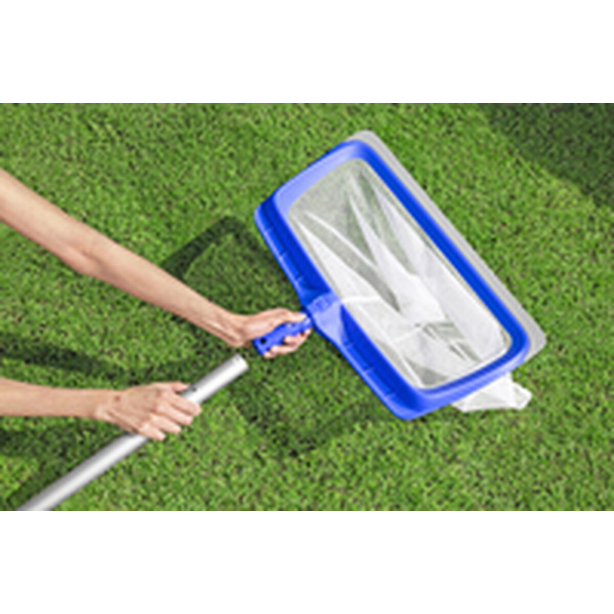 Bestway Palo Aluminio Piscina Telescopio 457 cm Retractilado Jardin 58702 5 D1400512_4