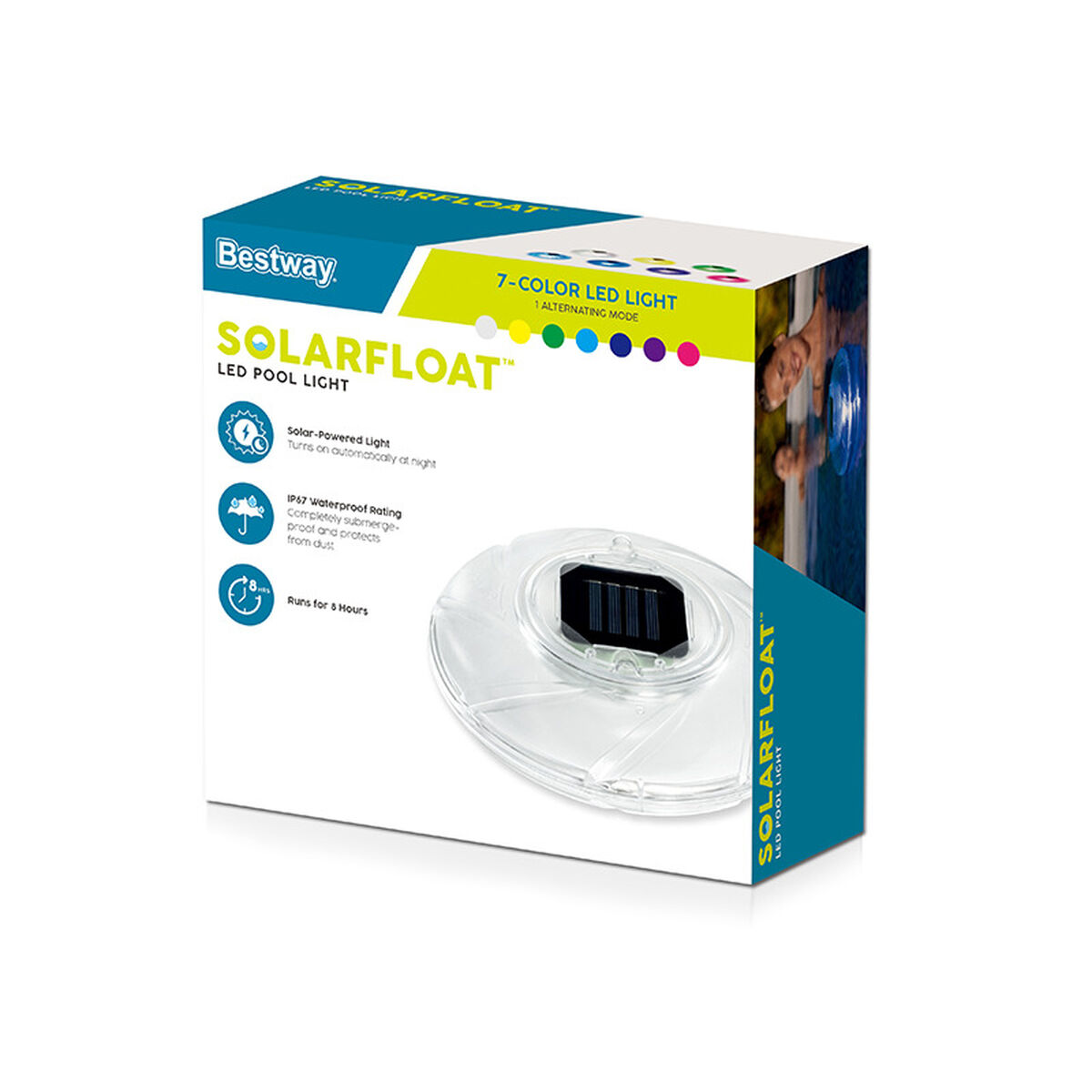 Bestway Luz Solar Flotante D18 cm Piscina y Jardin 58111 2 D1400481_1