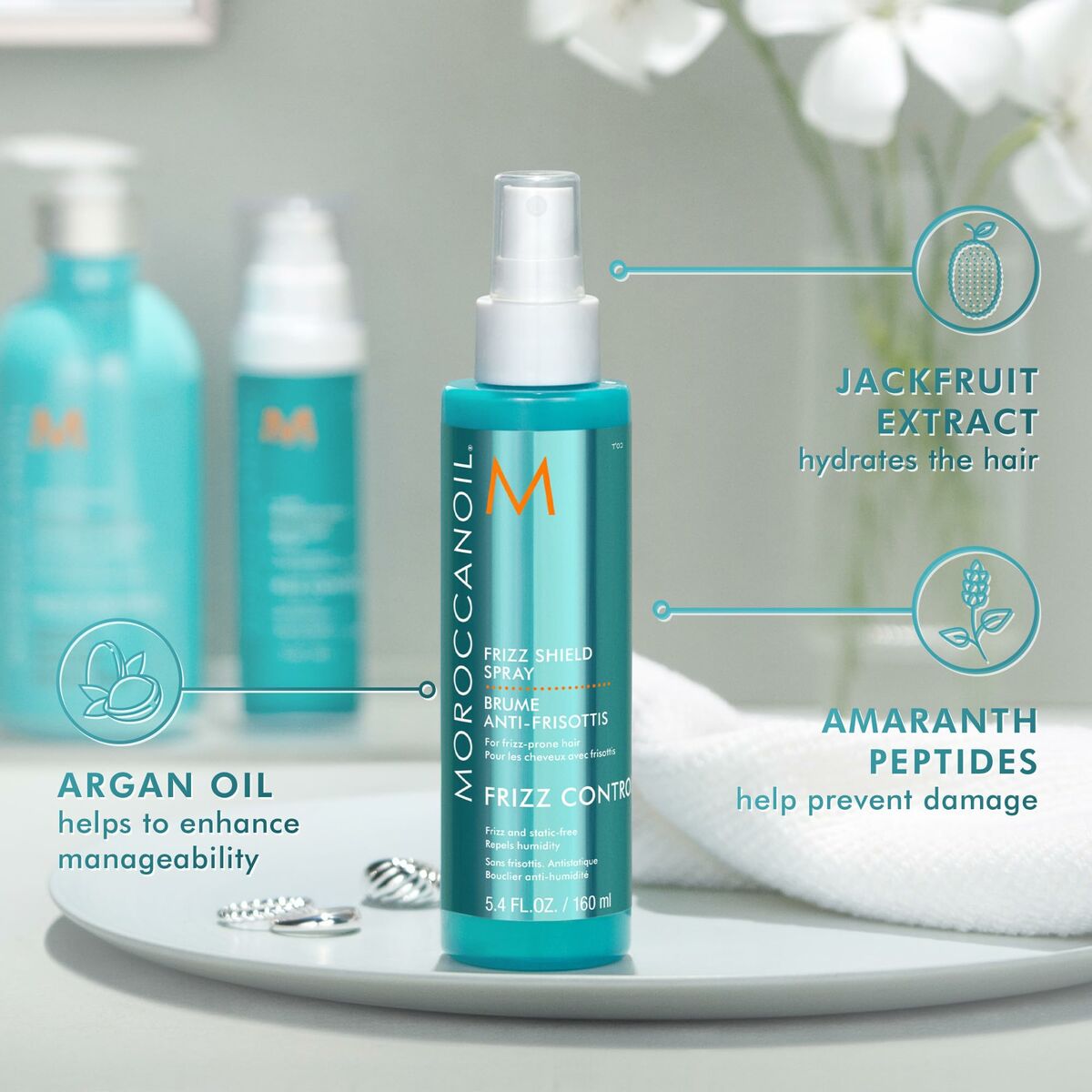 Spray Antiencrespamiento Moroccanoil Frizz Shield 160 ml 2 M0125481_1