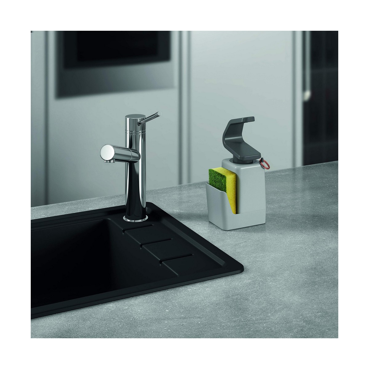 Dispensador de Jabón Metaltex Soap-tex ABS (11 x 8 x 22 cm) 4 S7911593_3