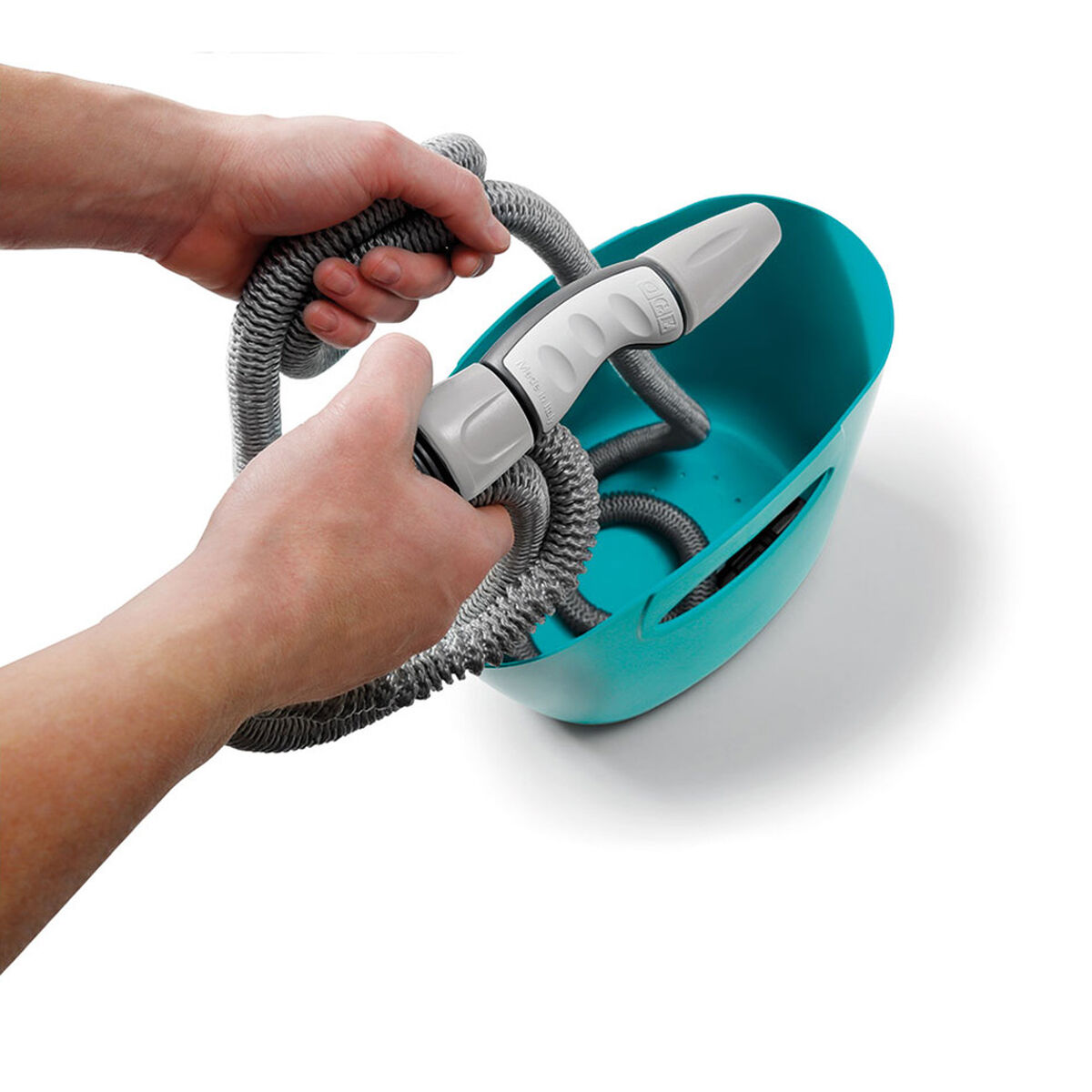 Set de Manguera con accesorios GF Garden gf80267600 Extensible Cesta Azul 15 m Plástico 2 S7922613_1