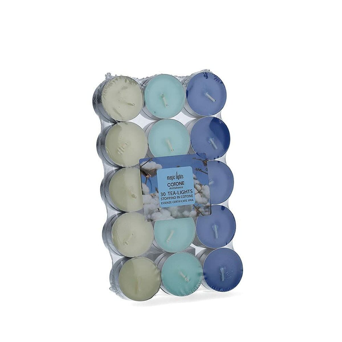 Velas perfumadas Magic Lights Algodón (30 unidades) 1 S7906528_0