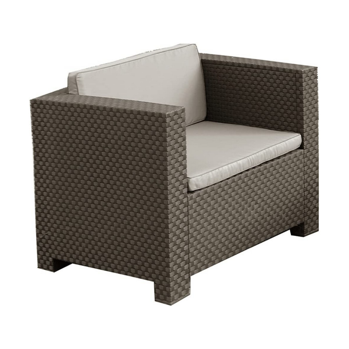 Muebles de Jardín SP Berner Diva Tropea Antracita Gris oscuro (4 Piezas) 2 S7908510_1