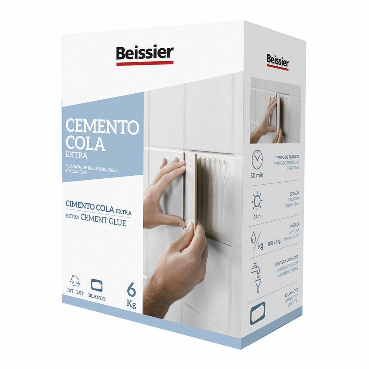 Cemento Beissier 70164-002 Blanco 6 Kg Adhesivo 1 S7924033_0