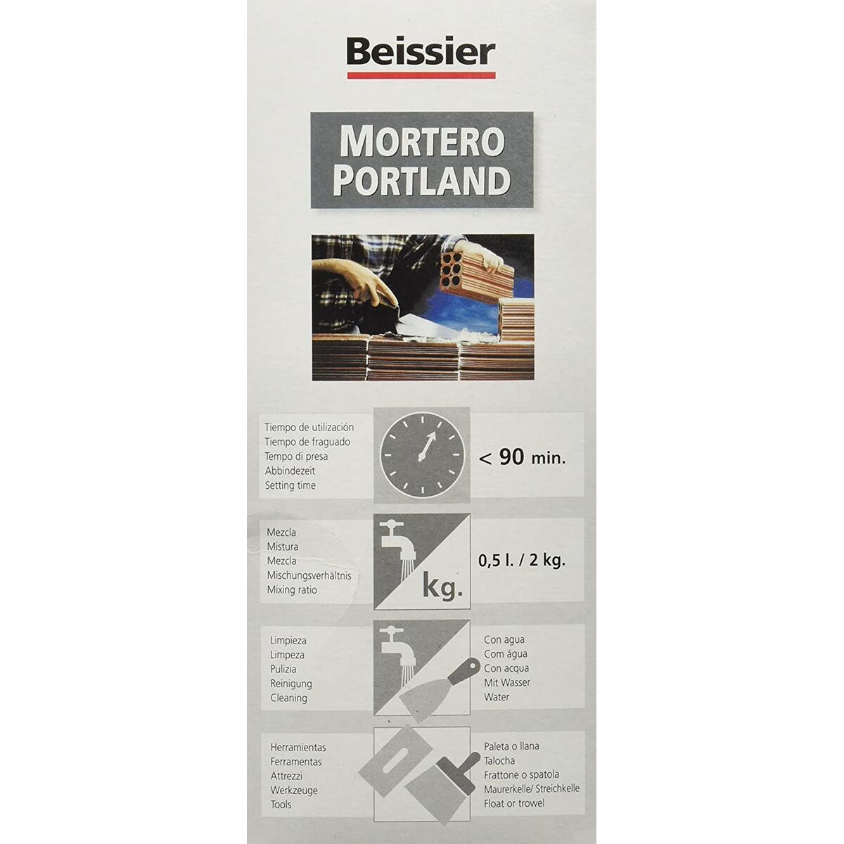 Mortero de obra Beissier 70303-001 Portland 3 S7904705_2