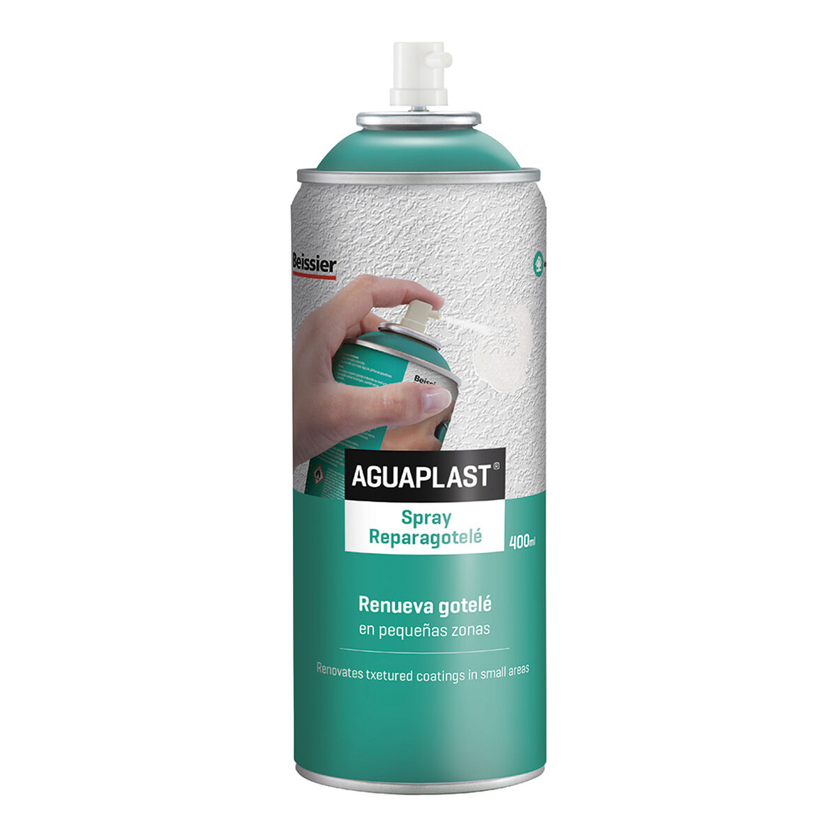 Pintura en spray Aguaplast Gotelé 70606-001 Blanco 400 ml 1 S7904048_0