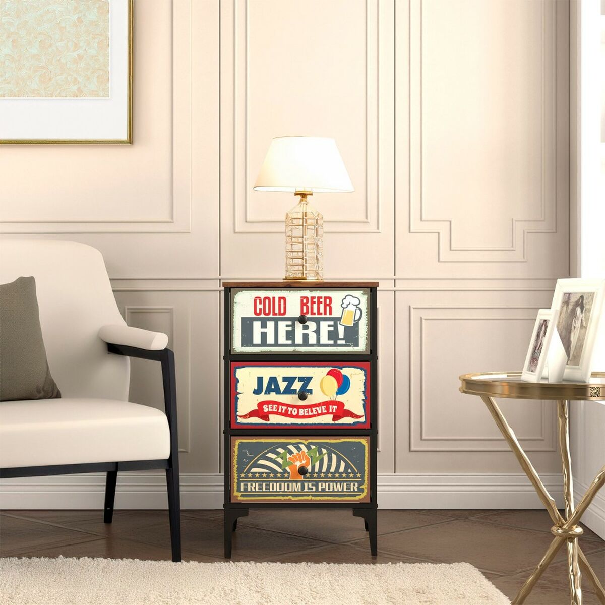 Cómoda Max Home Vintage 45 x 77 x 30 cm 2 S8905559_1