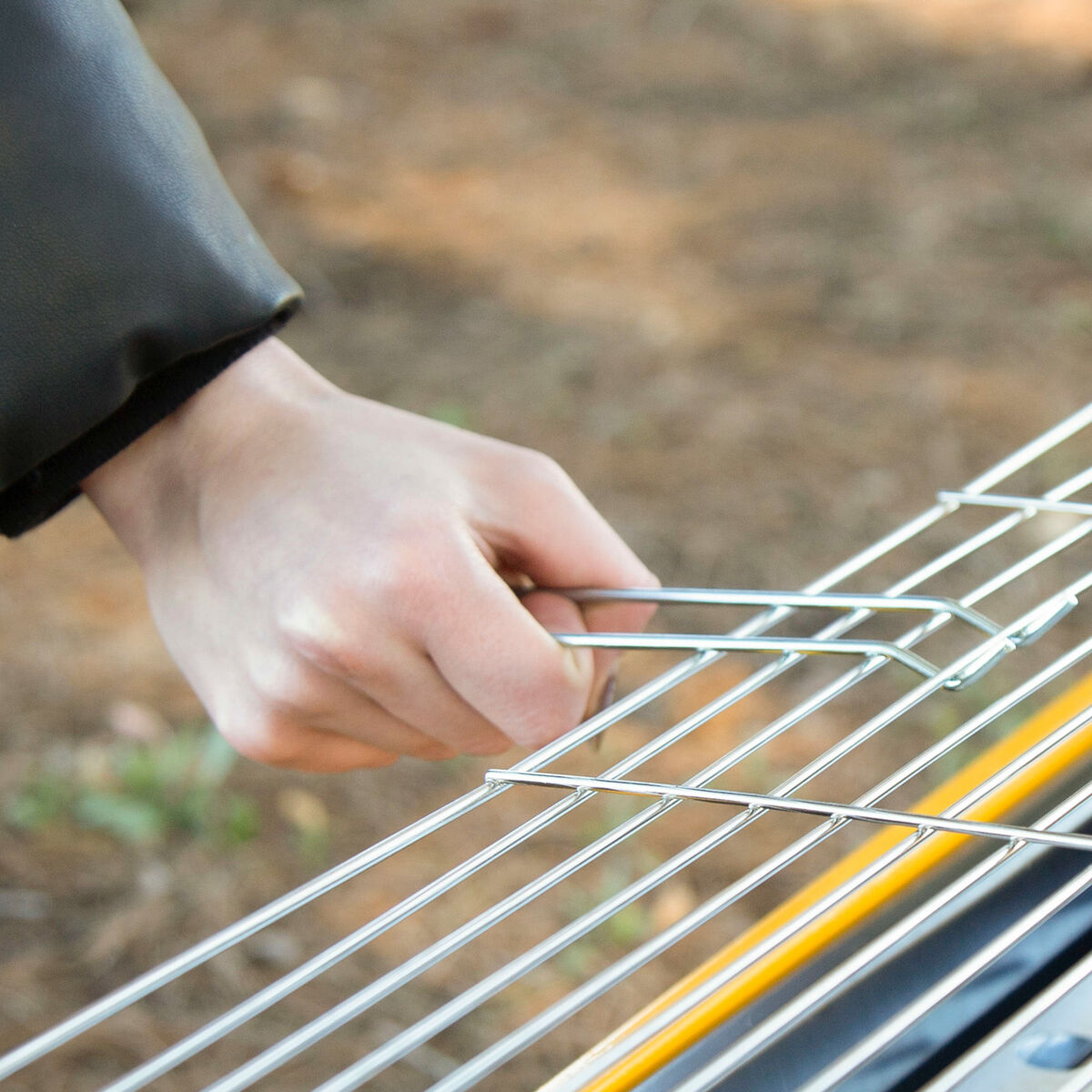 Barbacoa Portátil Aktive Acero 89 x 33 x 33 cm Amarillo 13 S8906330_12