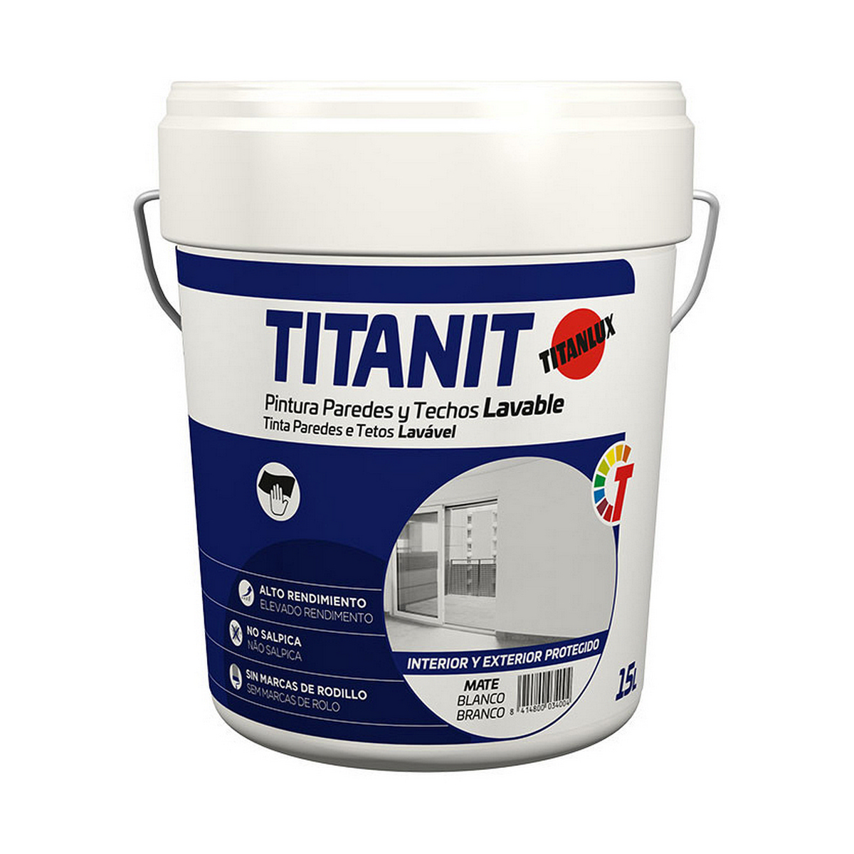 Pintura Titanlux Biolux a62000815 Blanco 15 L 1 S7913190_0
