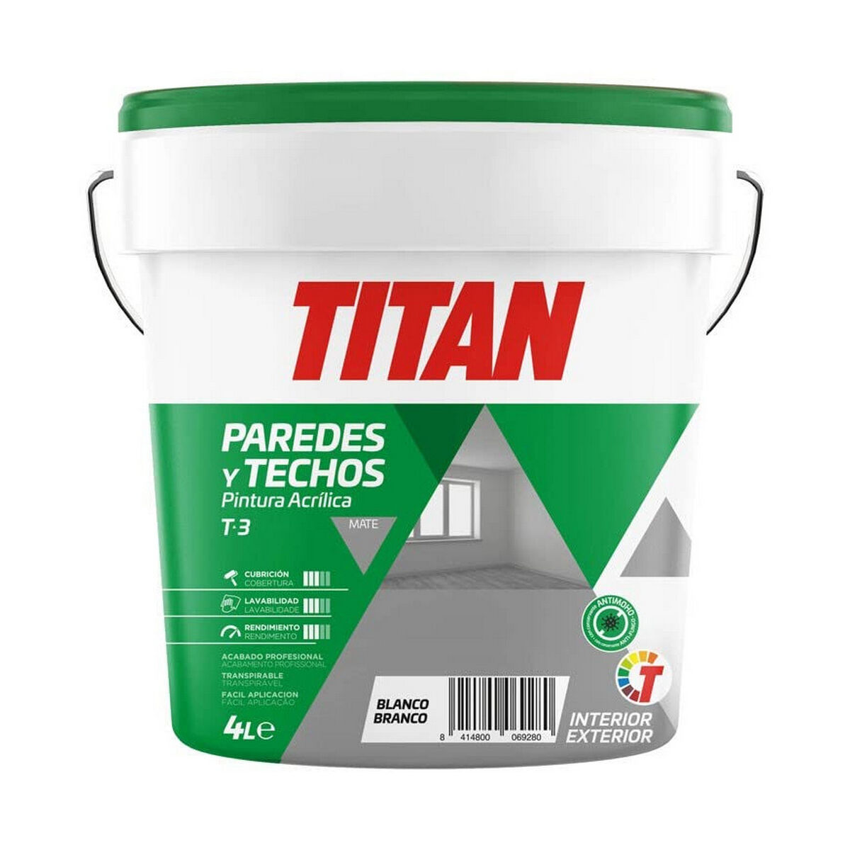 Pintura Titan 123000304 Blanco 4 L 1 S7913221_0