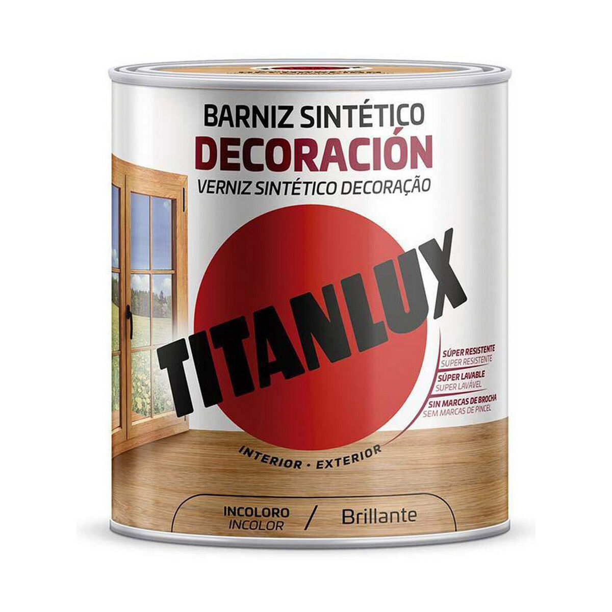 Barniz Titanlux M10100134 750 ml Castaño 1 S7919502_0