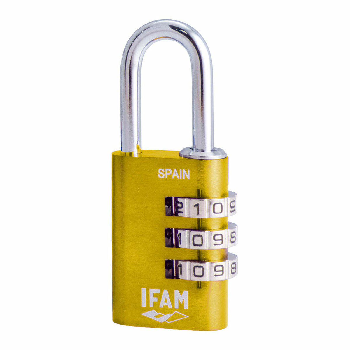 Candado de combinación IFAM Combi30 Metal Aluminio Amarillo 1 S7912178_0