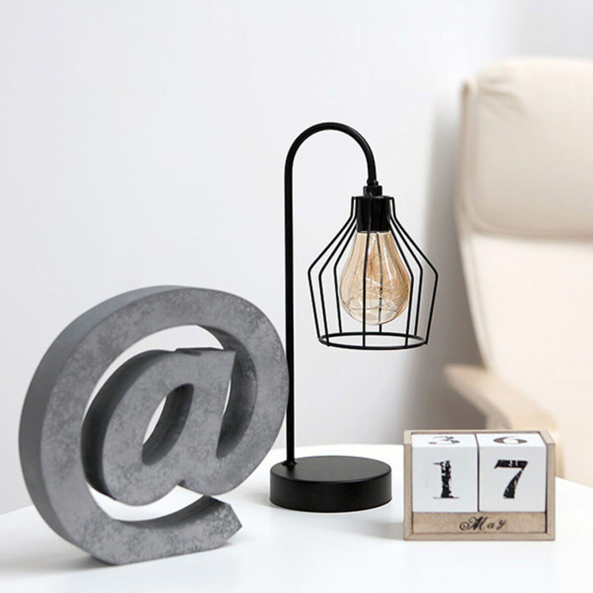 Letra Gris 20 x 4 cm Madera 2 S1123291_1