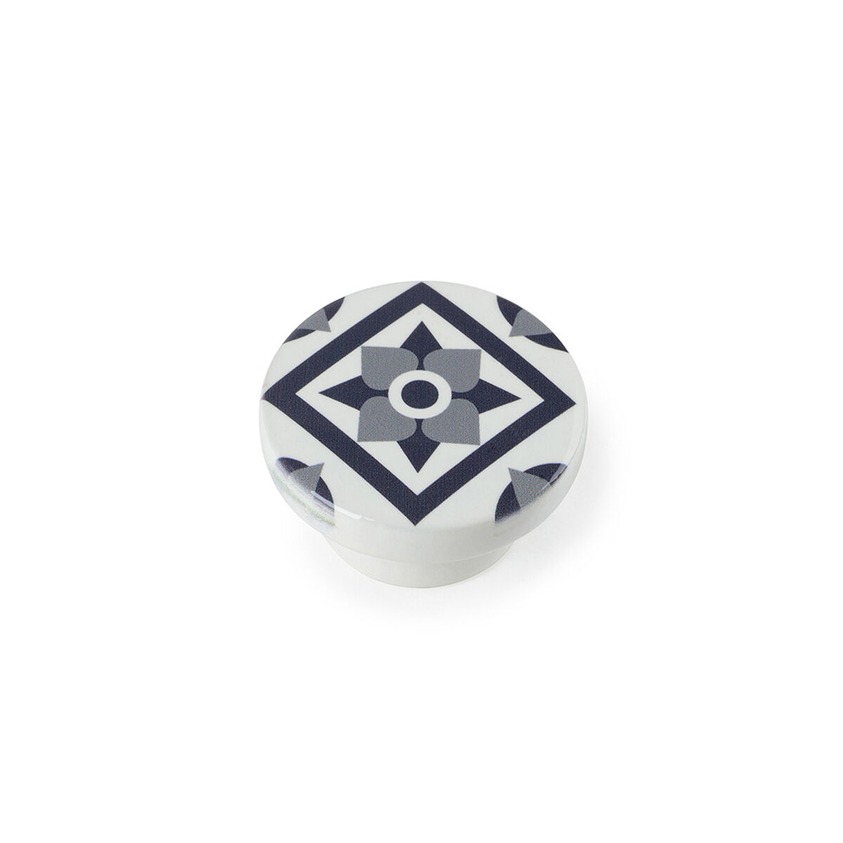 Pomo Rei e244 Gris Madera de haya Ø 40 x 22 mm 4 Piezas 1 S7912545_0