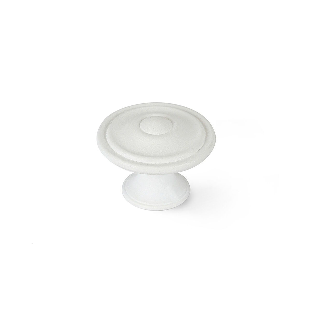 Pomo Rei 3110 Blanco Metal Ø 35 x 26 mm 4 Piezas 1 S7912557_0