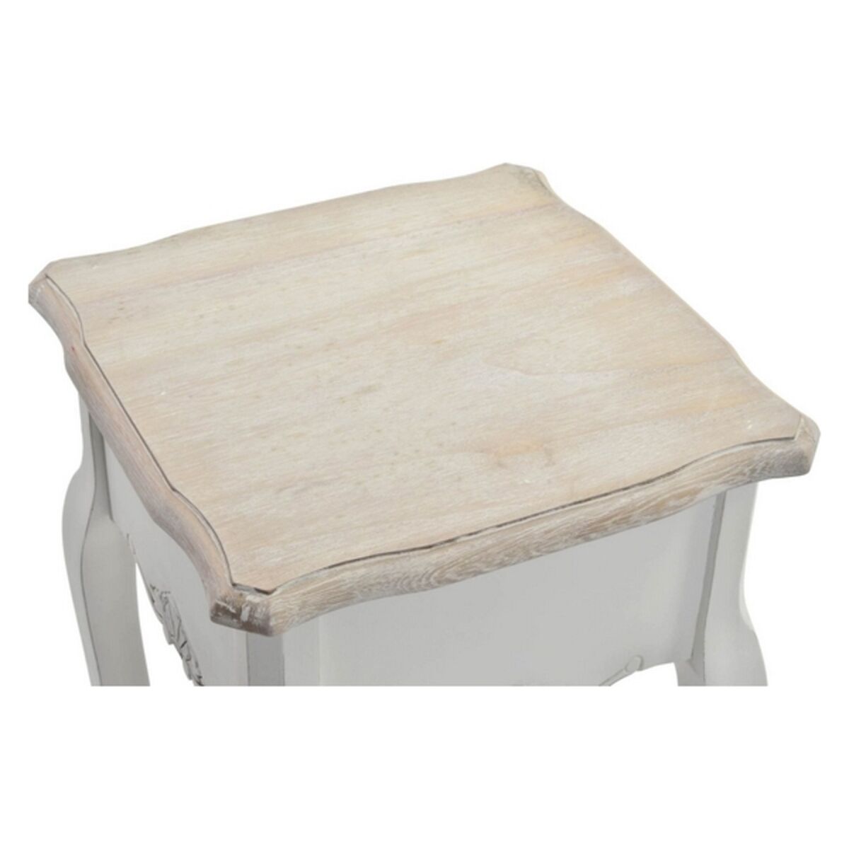 Mesa auxiliar DKD Home Decor Versalles Abeto Madera Blanco 35 x 35 x 80 cm 4 S3010348_3
