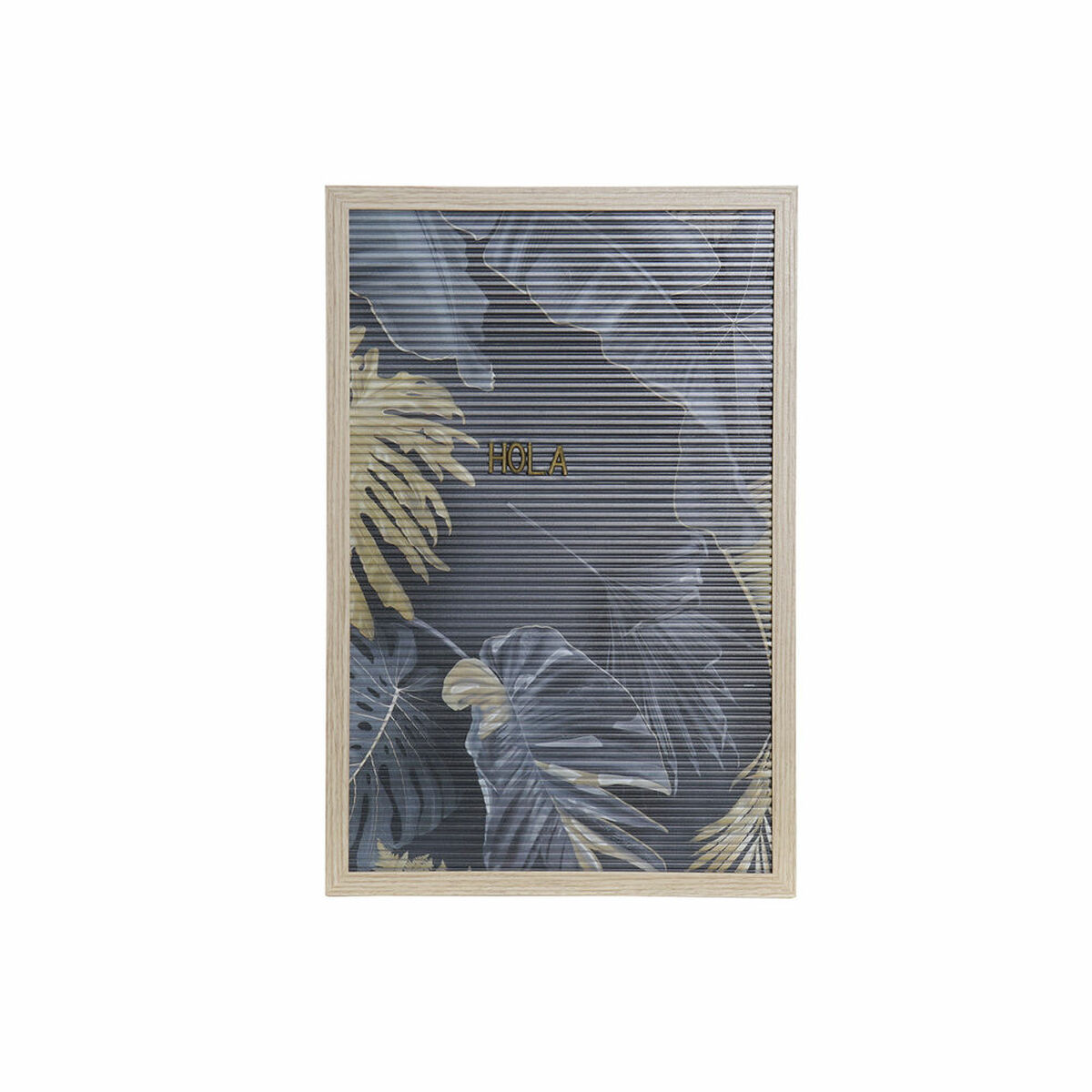 Decoración de Pared DKD Home Decor 30 x 1,5 x 45 cm Natural Gris Tropical (2 Unidades) 1 S3026445_0