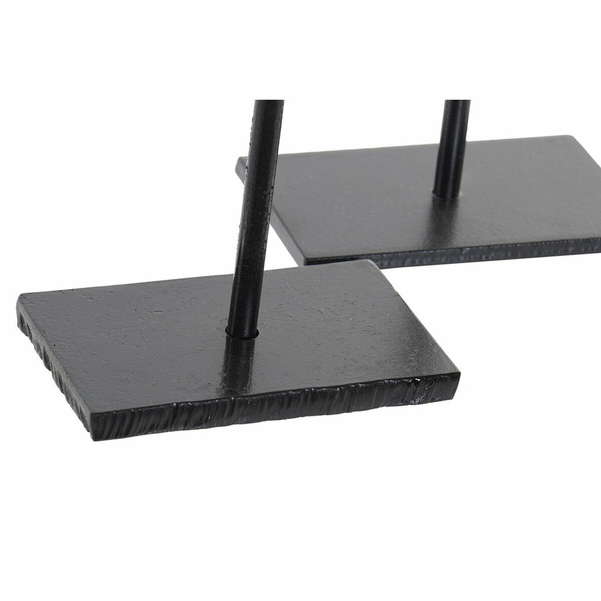 Portavelas DKD Home Decor Azul Rosa Metal Cristal 12 x 12 x 24 cm (2 Unidades) 3 S3026318_2