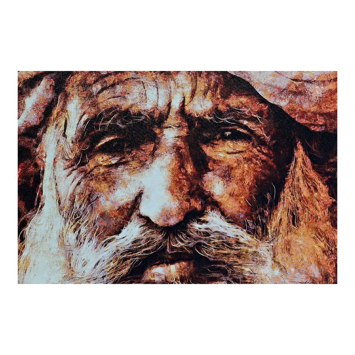 Lienzo DKD Home Decor Lienzo Madera MDF 50 x 1,8 x 70 cm 3 S3013434_2