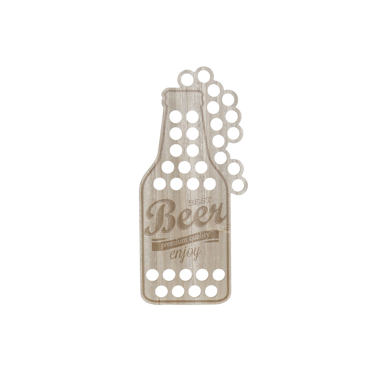 Decoración de Pared DKD Home Decor MDF Cerveza (25 x 1 x 55 cm) 1 S3029319_0