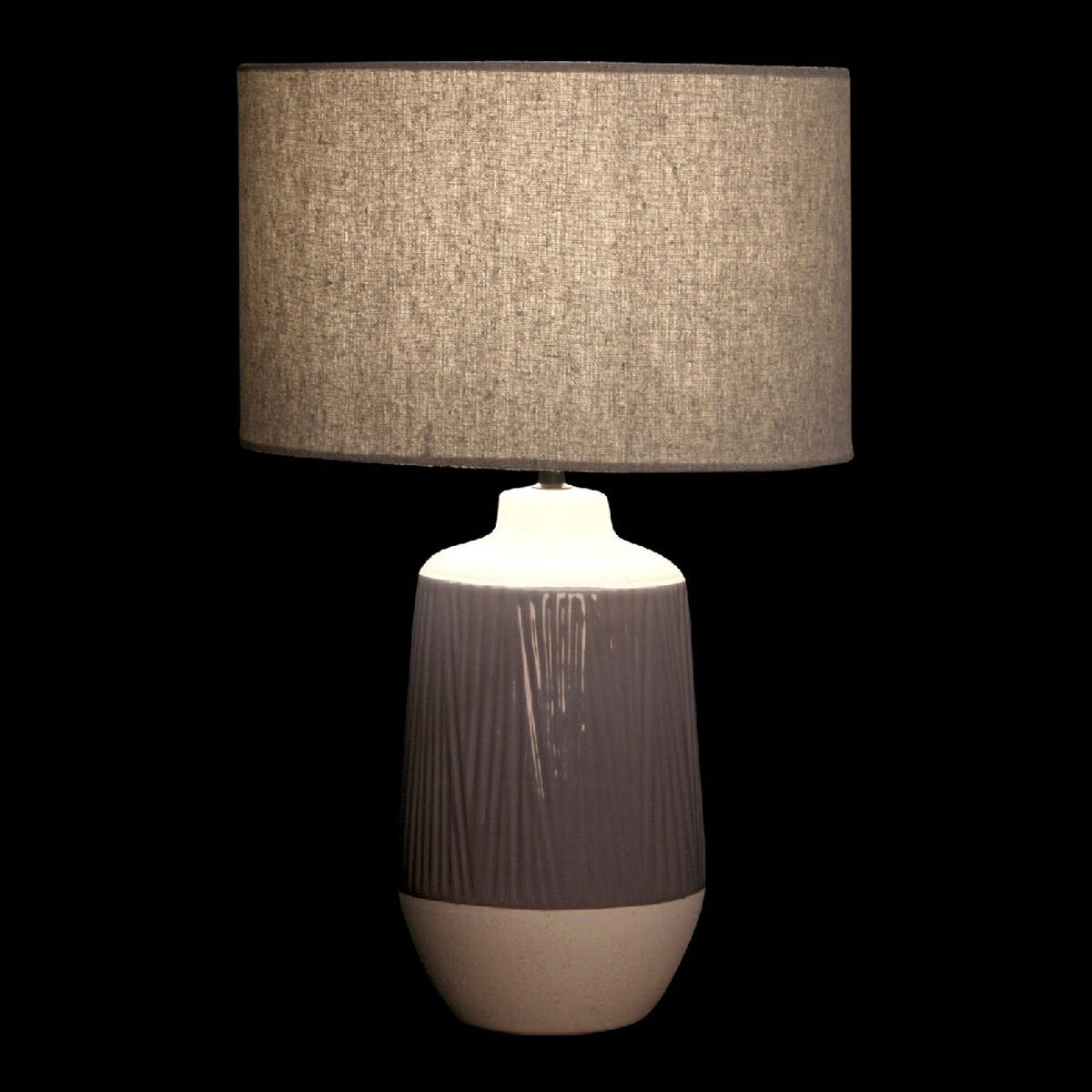 Lámpara de mesa DKD Home Decor Poliéster Porcelana 220 V 40 W (2 pcs) (35 x 35 x 53 cm) 5 S3014521_4