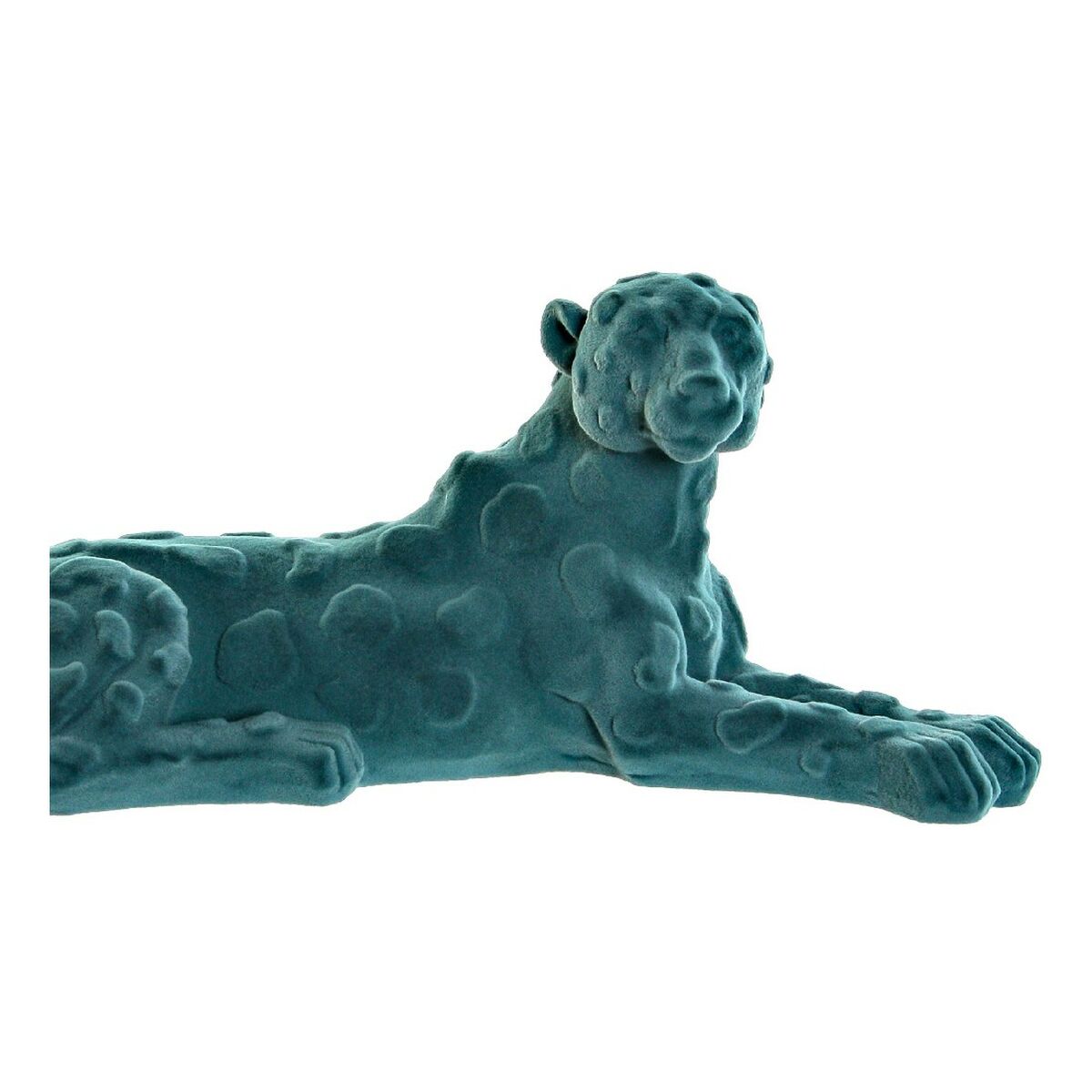 Figura Decorativa DKD Home Decor Verde Rosa León 26,5 x 9 x 11 cm (2 Unidades) (2 Piezas) 2 S3016860_1