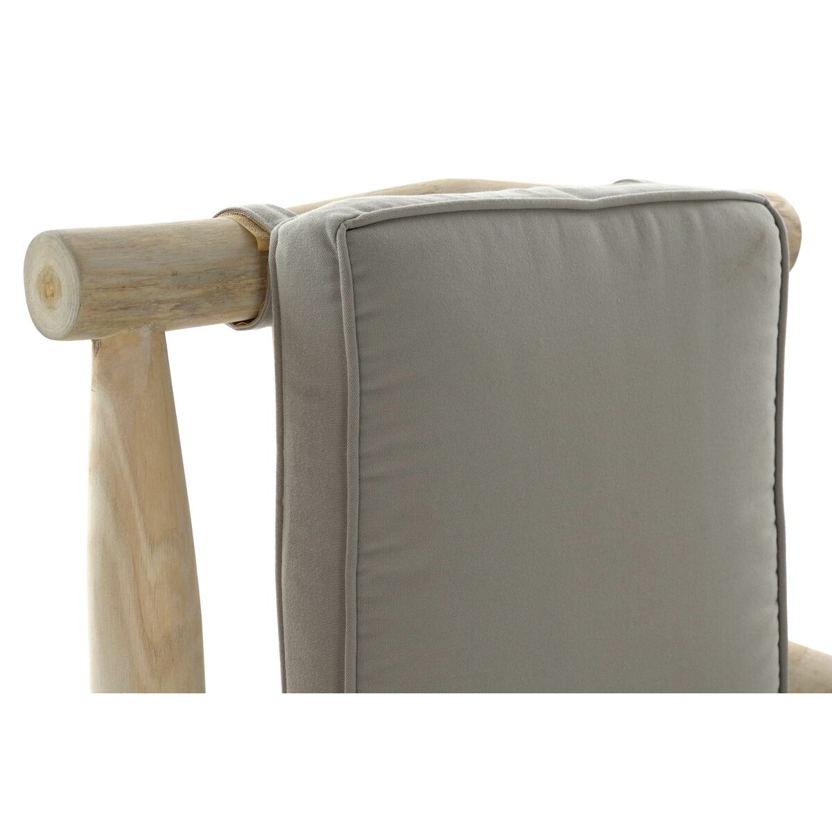 Sillón de jardín DKD Home Decor Natural Gris claro Teca 65 x 80 x 92 cm 3 S3032635_2