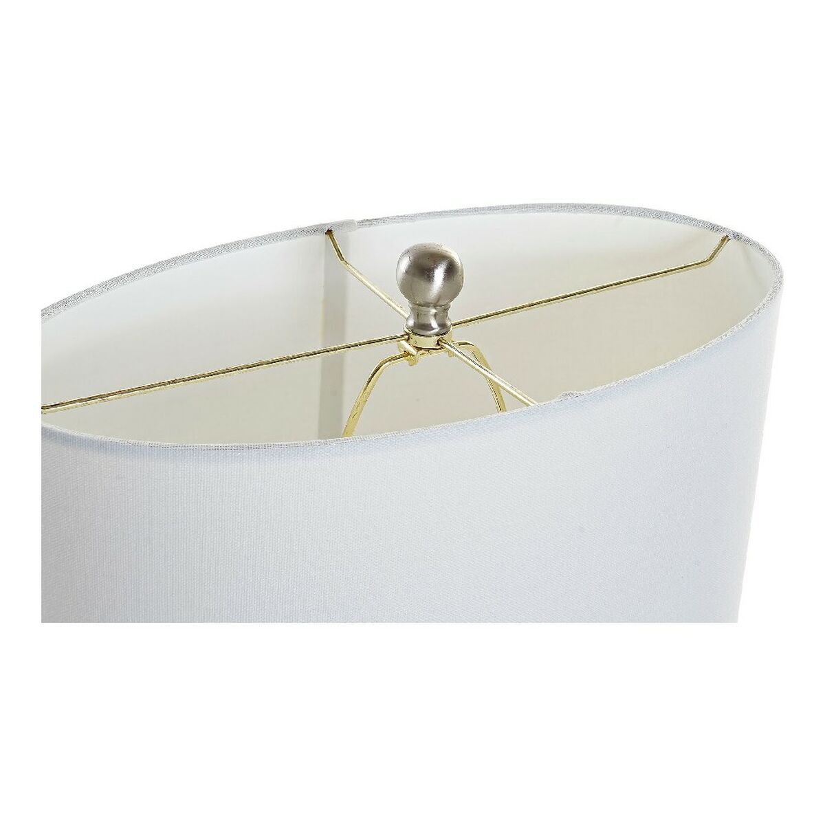 Lámpara de mesa DKD Home Decor 8424001806843 Blanco Dorado Plateado Metal 60 W 220 V 40 x 22 x 64 cm 5 S3014564_4