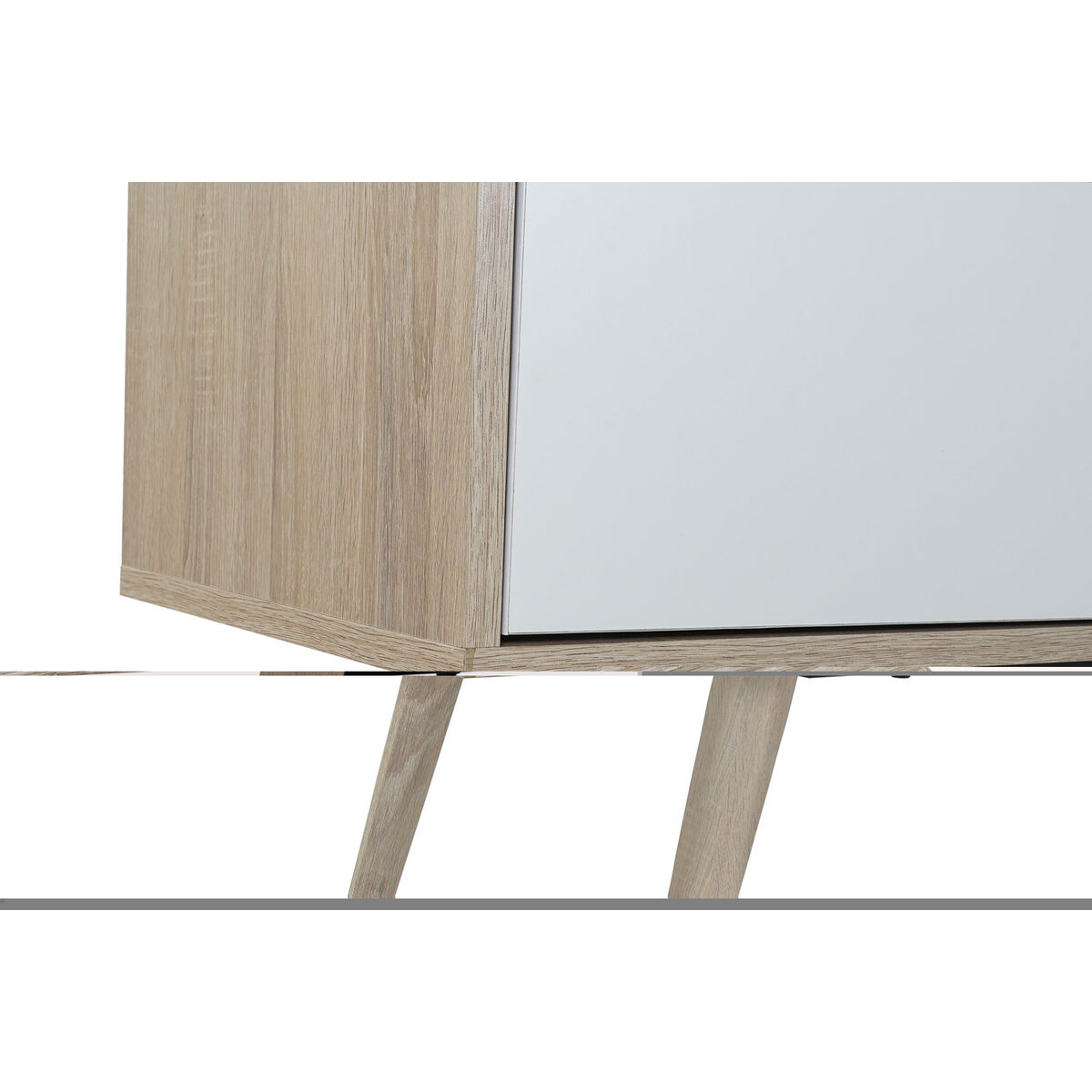 Mueble de TV DKD Home Decor Blanco Metal Madera MDF (160 x 40 x 50 cm) 4 S3022880_3