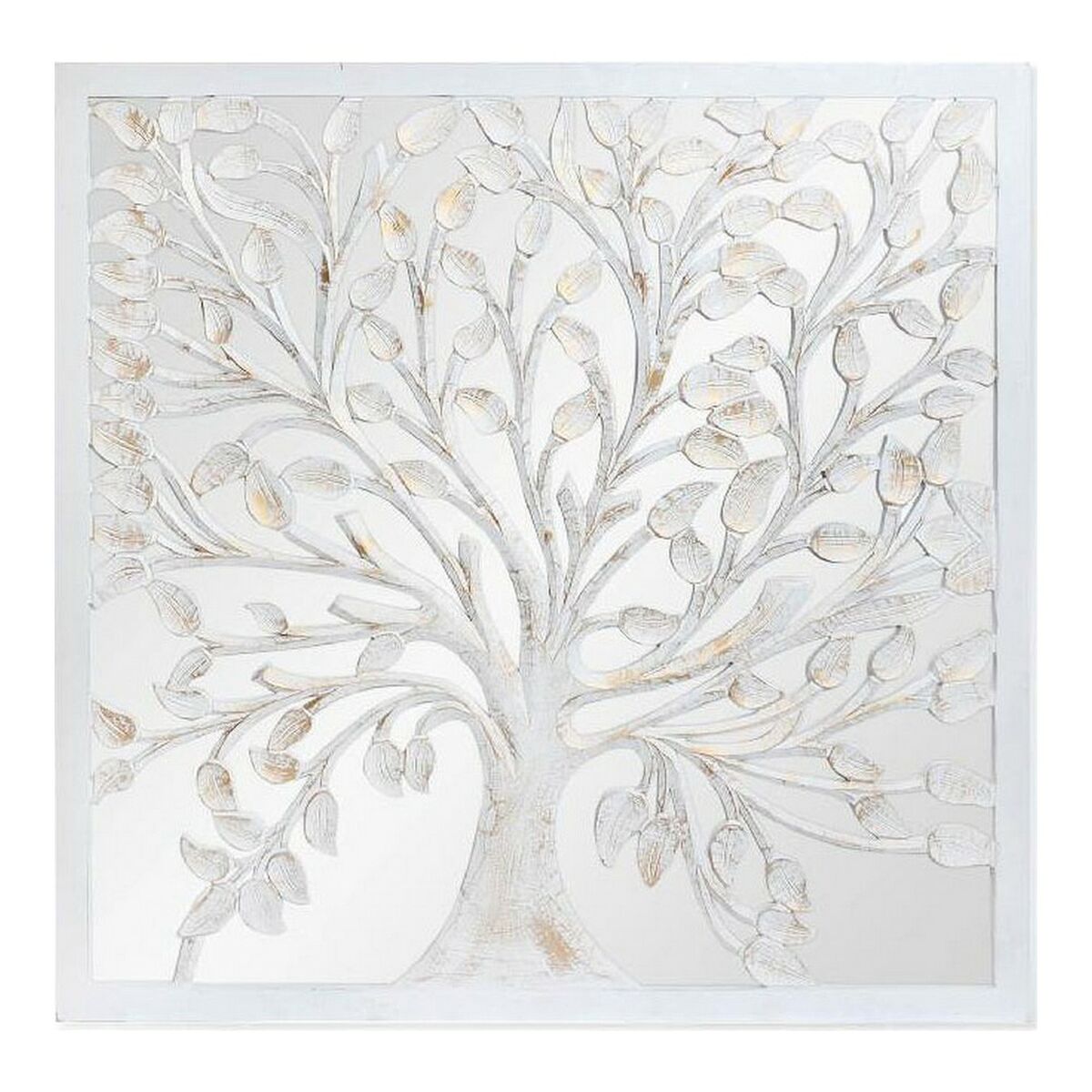 Figura Decorativa DKD Home Decor Árbol Cristal Madera MDF (120 x 3.5 x 120 cm) 1 S3013990_0