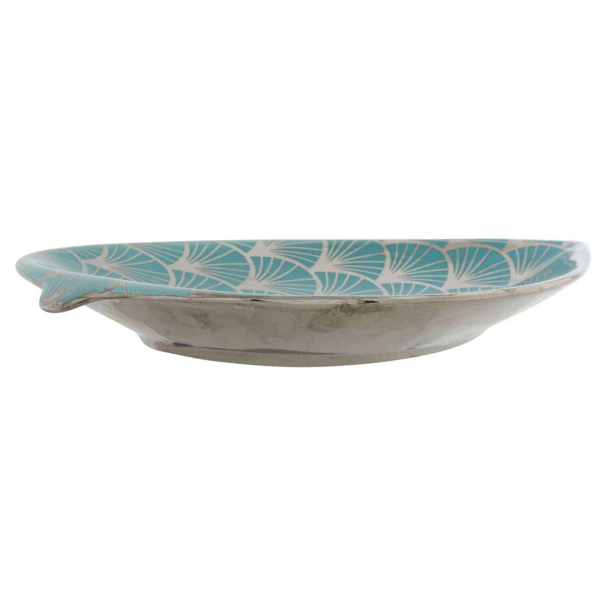 Centro de Mesa DKD Home Decor Turquesa Porcelana 27,5 x 16 x 3 cm 2 S3015276_1