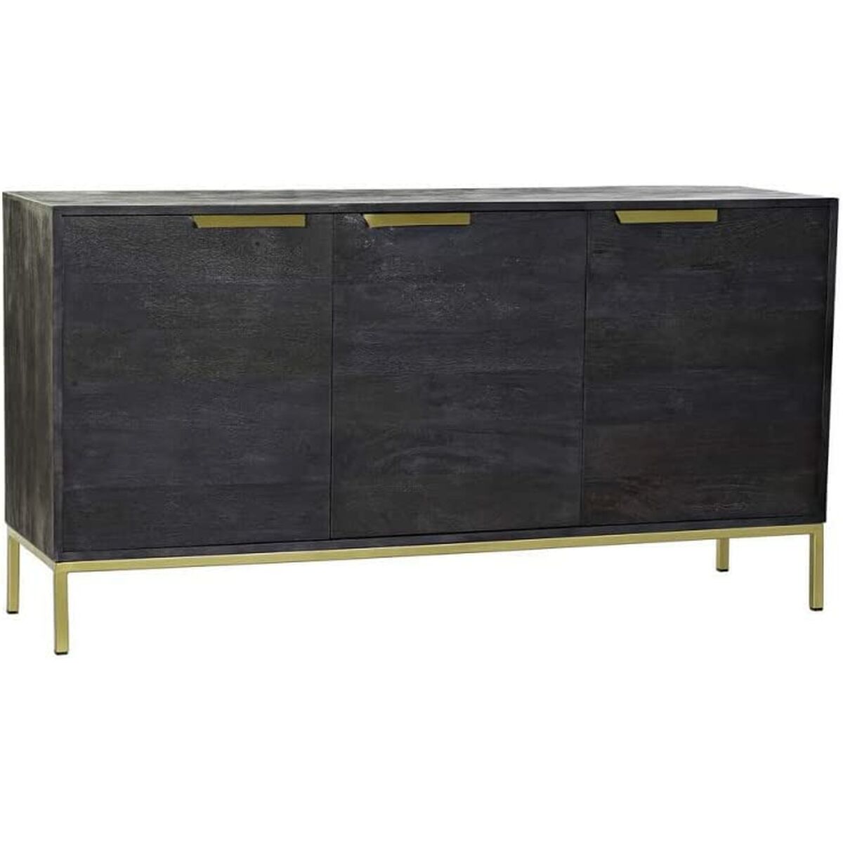 Aparador DKD Home Decor Negro Dorado Madera de mango 145 x 41 x 77 cm 6 S3023119_5